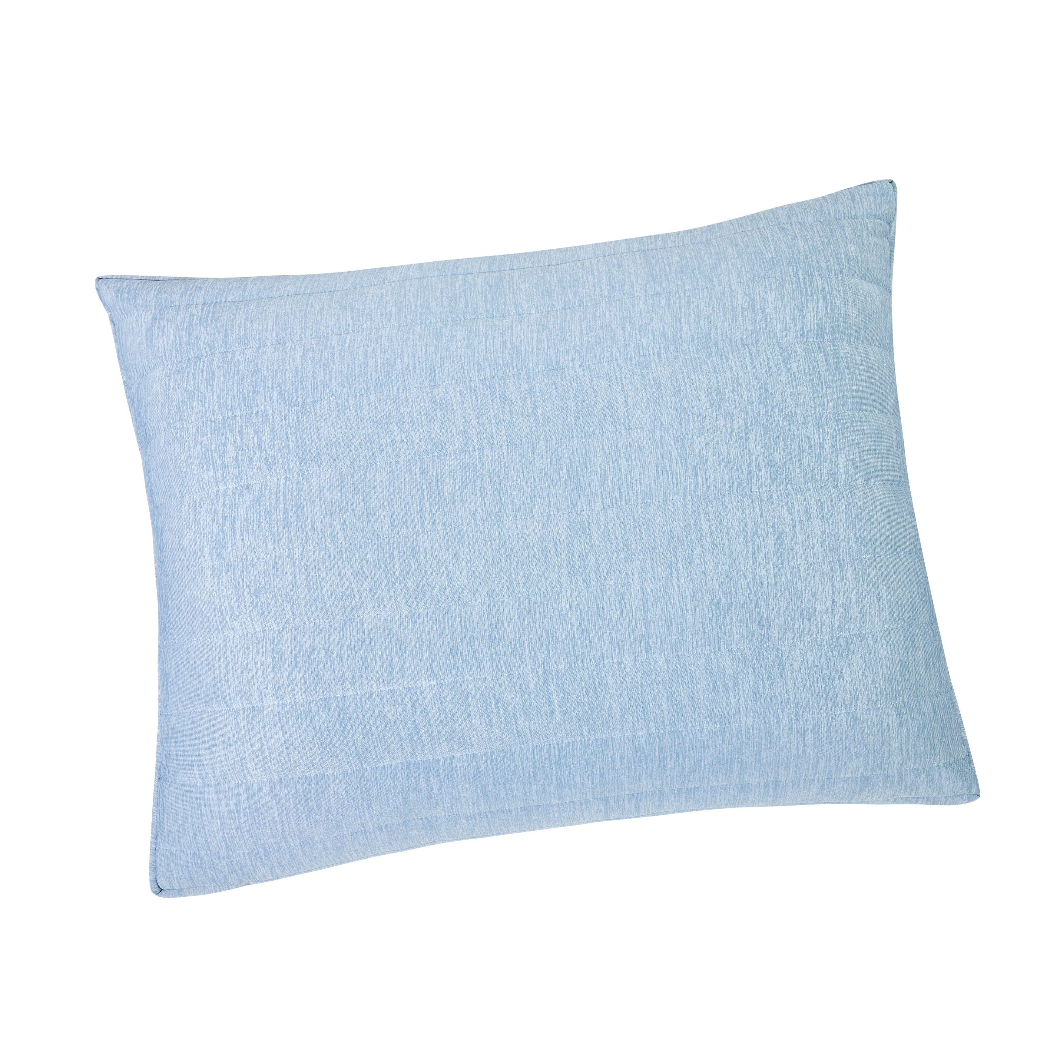 Blue Quilted Cooling Hypoallergenic Jumbo Bed Pillow