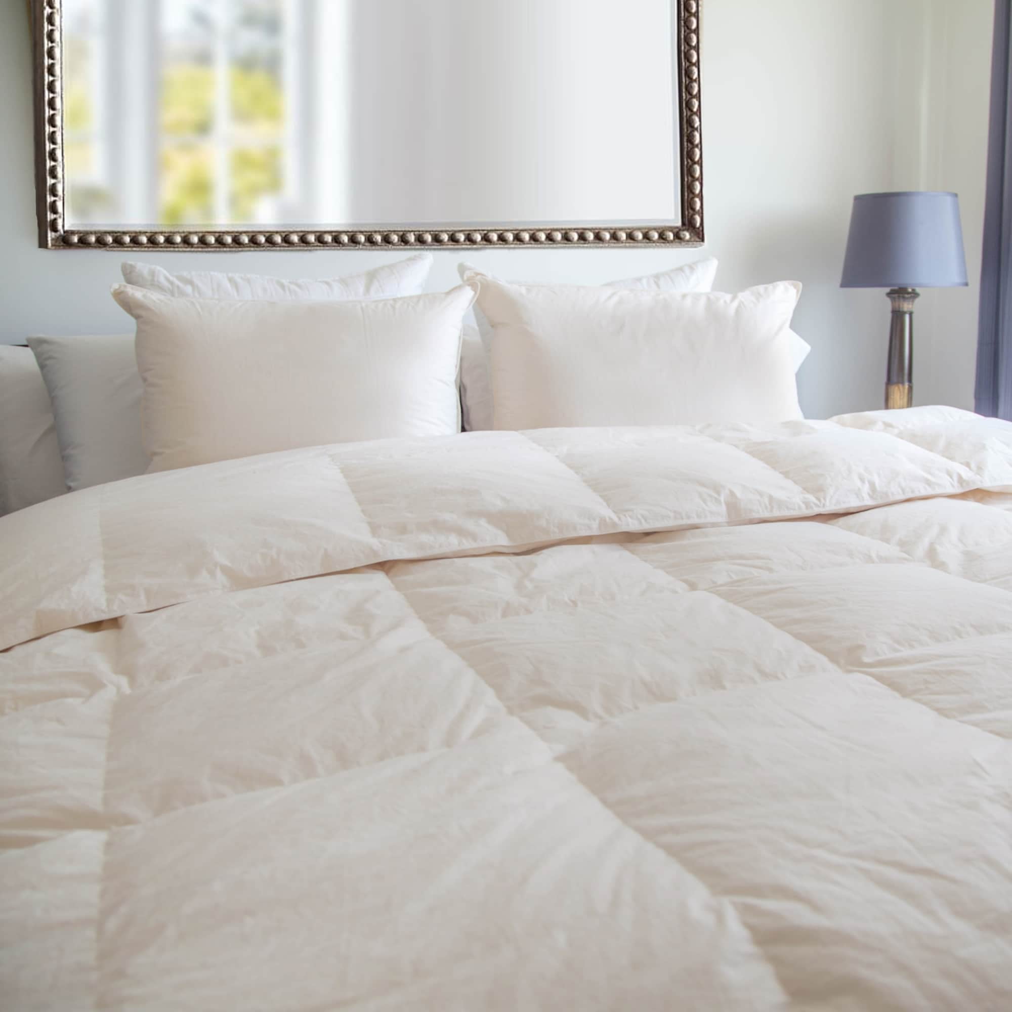 King Size Natural Organic Cotton Down-Alternative Comforter