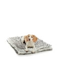 thumbnail image 1 of Allied Home Square Faux Fur Dog Bed – Black, 1 of 1