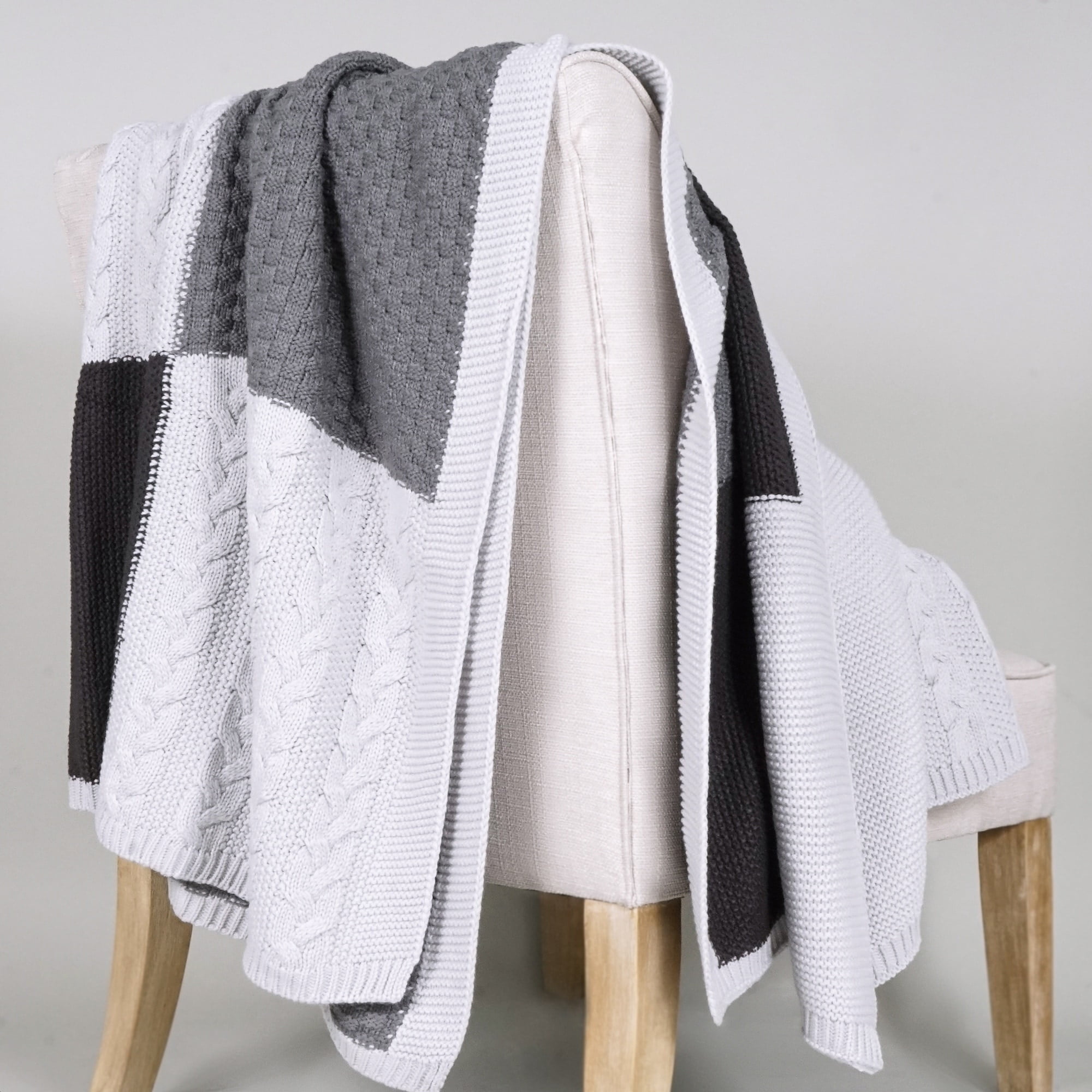 Allied Home Sweater Knit Throw Blanket by Cozy Classics Walmart