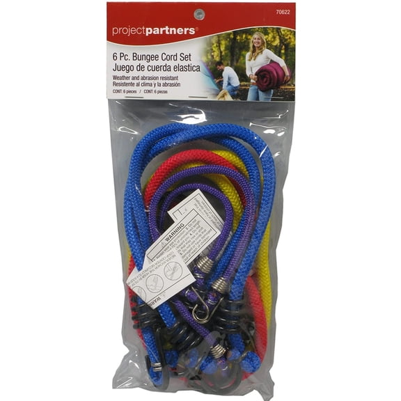 Allied Internatioal Project Partner Bungee Cord Set - 6 Pack