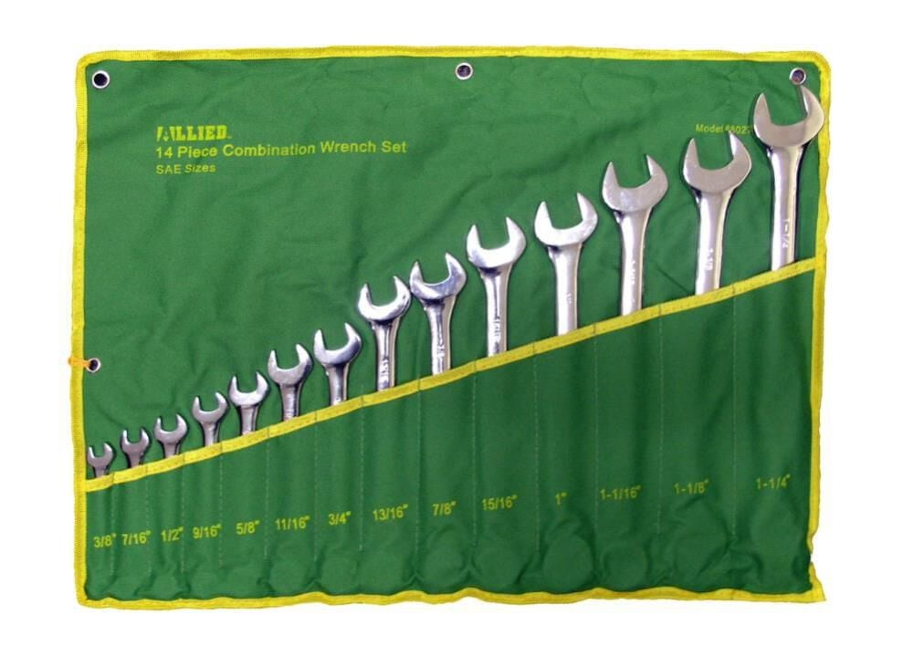 Allied International 3/8In - 1-1/4In 14 Pc. Sae Wrench Set
