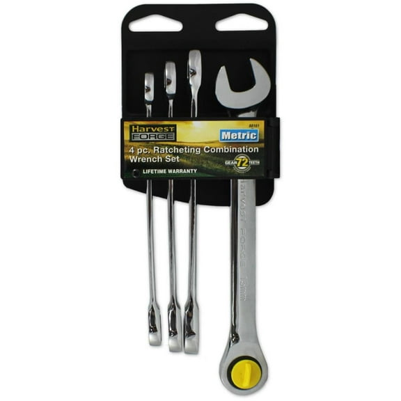 Allied International 4 Piece Metric Ratcheting Wrenches