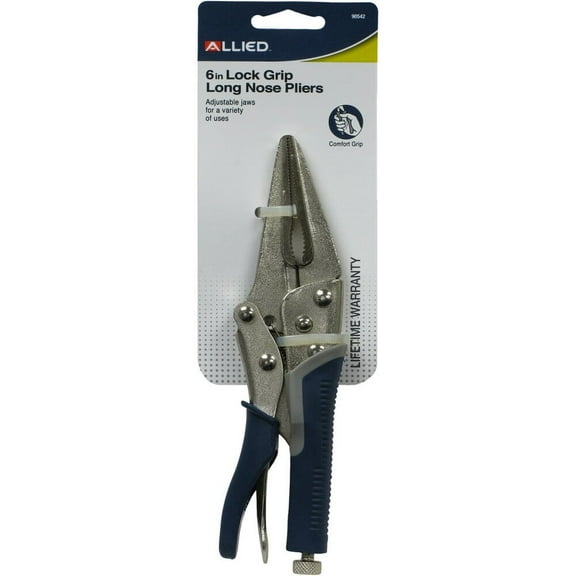 Allied Int 90542 6" Long Nose Lock Grip Pliers