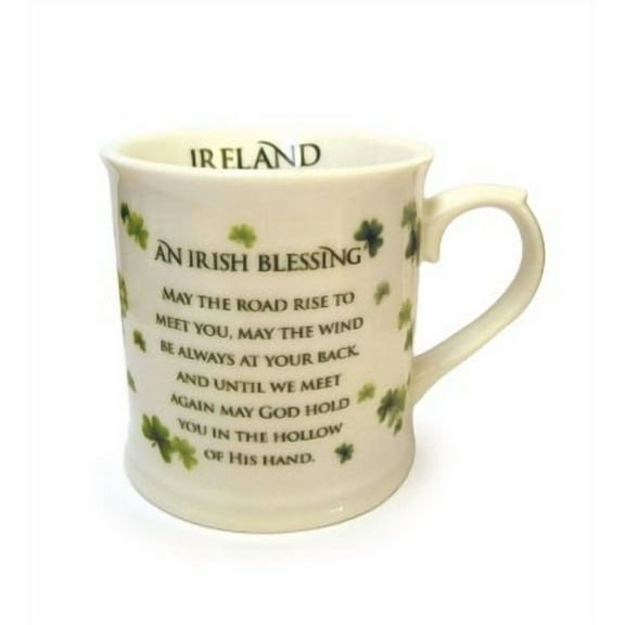 Allied Ireland Blessing Mug for Tea or Coffee St Patricks Day Gift Irish Thematic Kitchen Decoration Home Decor