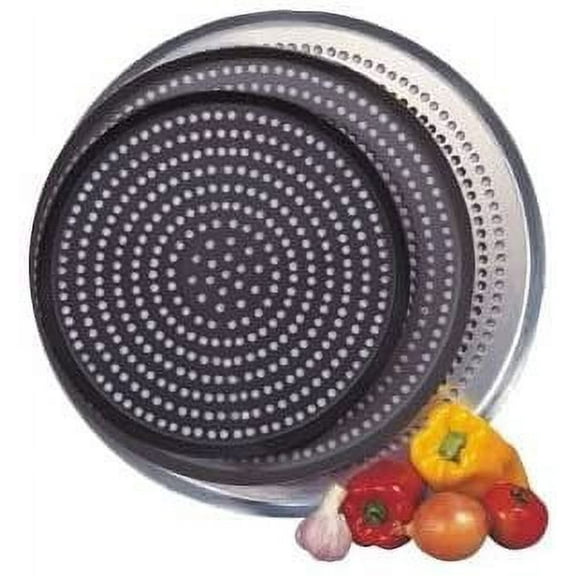 Allied Metal BDLQ16 Non-Stick Round Pizza Pan 16 Inch Top Diameter