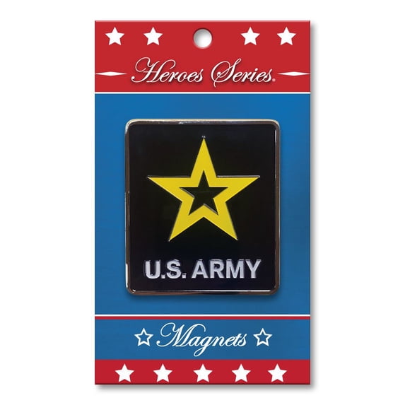 Allied Products Heroes Series Go Army Medallion Small Magnet - 2.5" diameter