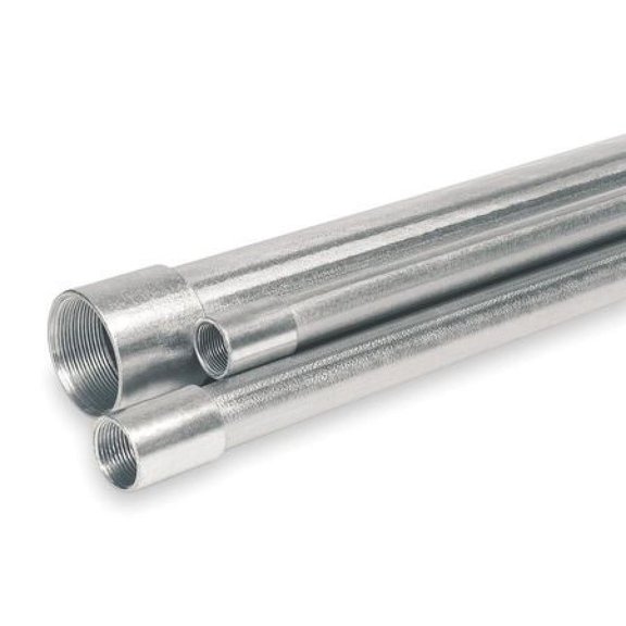 ALLIED TUBE & CONDUIT Rigid Conduit, Galvanized Steel, 1-In. x 10-Ft. 103077