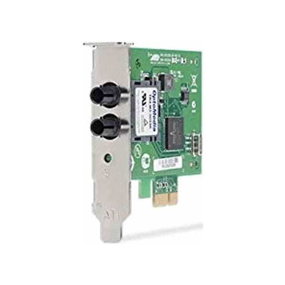 Allied Telesis 1000SX ST PCI Express x1 Adapter Card - PCI Express 2.0 - 1 Port(s) - 1 x ST Port(s) - Optical Fiber - 1000Base-SX - Plug-in Card