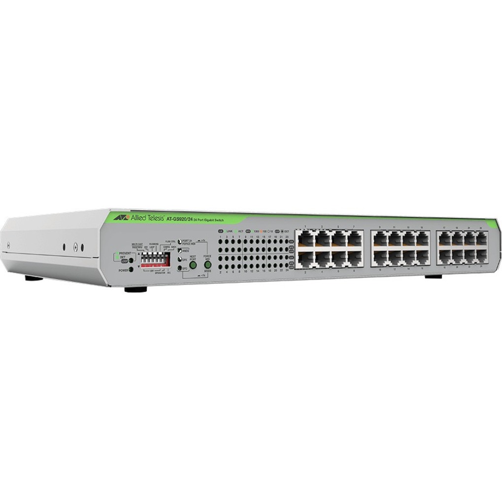 Allied Telesis 24-port 10/100/1000T Unmanaged Switch with Internal PSU