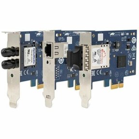 Allied Telesis AT-2911T/2 Gigabit Ethernet Card - PCI Express x1 - 2 Port(s) - 2 x Network (RJ-45) - Twisted Pair - 10/100/1000Base-T - Plug-in Card