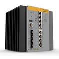 thumbnail image 1 of Allied Telesis AT-IE300-12GP-80 8X 10/100/1000T, 4X 100/1000X Sfp, Industrial Ethernet, Layer 3 Switch, 1 of 2