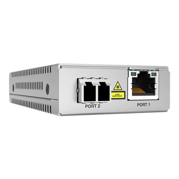 Allied Telesis MMC2000LX/LC Gigabit Ethernet to Fiber Single Mode Mini Media and Rate Converter