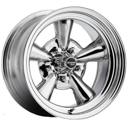 Allied Wheel 6757099R Supreme 15 x 7 Reverse Wheel, 5x4.5/5x4.75/5x5