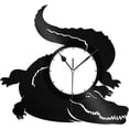 thumbnail image 1 of Alligator 3D Wall Clock Vinyl Wall Clock,Vinyl Record Clock Wall Art Unique Room Decorations Handmade Gift, 1 of 1