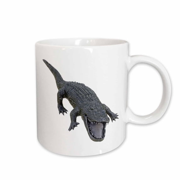 3drose, Alligator Attacking to the Front, 11oz Mug