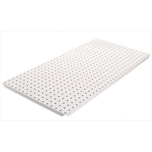 Alligatorboard Pegboard, 16in.Hx32in.W, Metal, White, PK2 ALGBRD16X32WHT