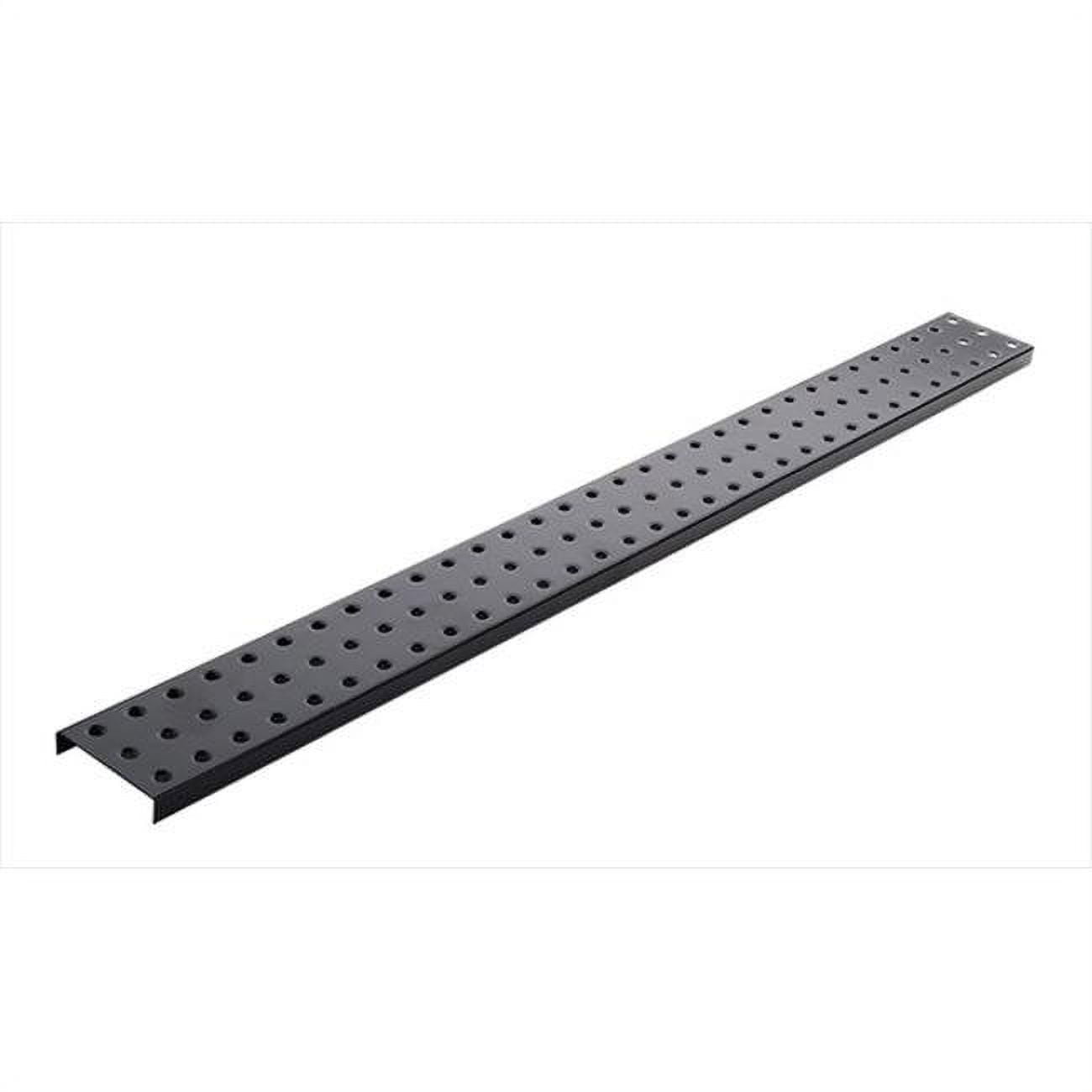 Alligator Board ALGSTRP3x32PTDBLK Black Powder Coated Metal Pegboard