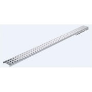 Alligator Board ALGSTRP3x48GALV 3 in. L x 48 in. W Metal Pegboard Strip with Flange - Pack of 2