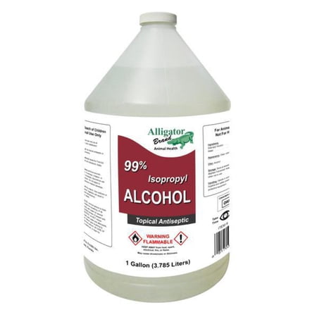 Alligator Brand 99% Isopropyl Rubbing Alcohol 1 Gallon