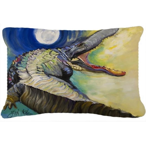 Alligator Canvas Fabric Decorative Pillow