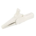 thumbnail image 1 of Alligator Clip Adapter 4mm Banana Jack 1000V 30A Test Clamp Full Shroud White, 1 of 5