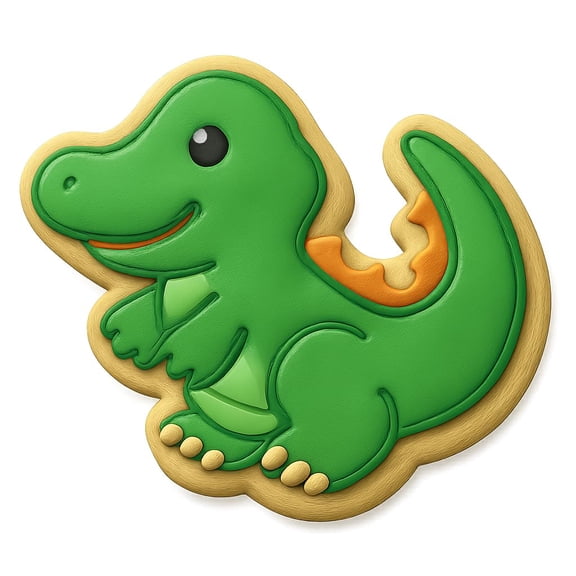 Alligator Cookie Cutter & Stamp, Fondant & Clay - 4x3.2