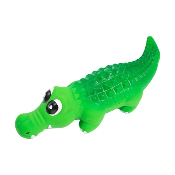 Alligator Dog Toy with Squeaker to Encourage Pet Exploration Mental Stimulation