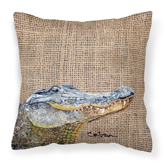 Alligator Fabric Decorative Pillow