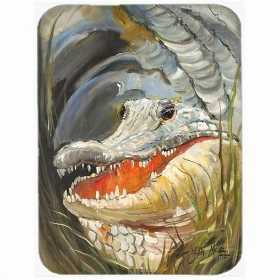 Alligator Glass Cutting Board, Large