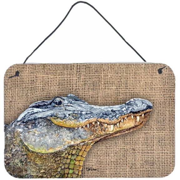 Alligator Indoor Aluminium Metal Wall Or Door Hanging Prints