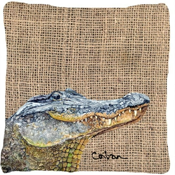 Alligator Indoor & Outdoor Fabric Decorative Pillow