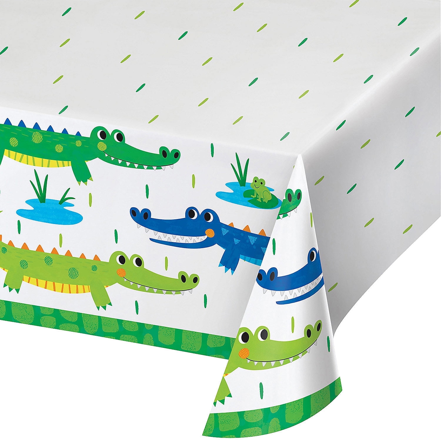 Alligator Party Paper Tablecloth - Party Supplies - 1 Piece