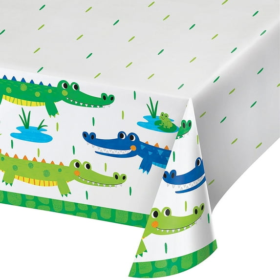 Alligator Party Paper Tablecloth - Party Supplies - 1 Piece