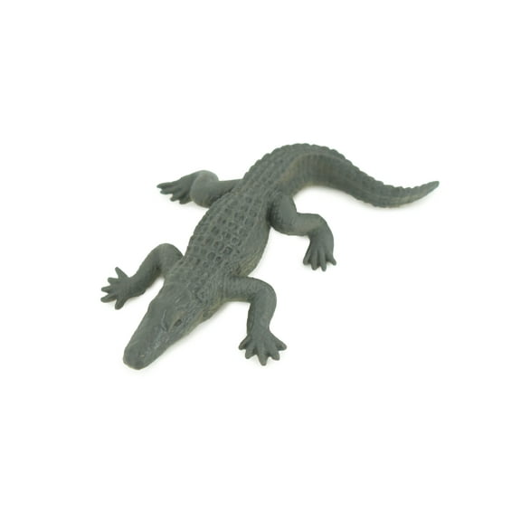 Alligator, Rubber Reptile, Educational, Realistic, Crocodile, Figure, Lifelike Model, Figurine, Replica, Toys, Kids, Gift, 3 Inches. SF87 B33