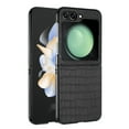thumbnail image 1 of Alligator Skin Texture Leather Protective Cover for Samsung Galaxy Z Flip 5 - Black, 1 of 1
