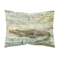 thumbnail image 1 of Alligator Sunset Fabric Standard Pillowcase, 1 of 1