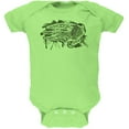 thumbnail image 1 of Alligator Swamp Water Splatter Soft Baby One Piece Key Lime 9-12 M, 1 of 1
