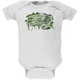 thumbnail image 1 of Alligator Swamp Water Splatter Soft Baby One Piece White 9-12 M, 1 of 1