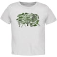 thumbnail image 1 of Alligator Swamp Water Splatter Toddler T Shirt White Toddler Size 5/6, 1 of 1