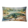 thumbnail image 1 of Alligator Throw Pillow 12 in x 16 in, 1 of 4