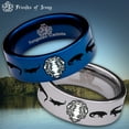 thumbnail image 1 of Alligator Tungsten Carbide Ring, 1 of 9
