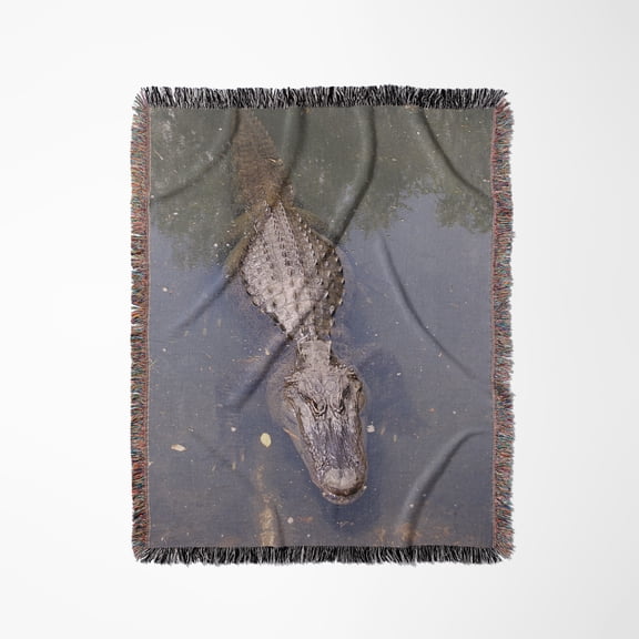 Alligator, Woven Blanket