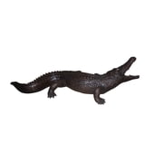 Nifao Alligator Outdoor Fountain Statue, Bronze Garden Water Feature Sculpture for Patio & Yard   Garden Water Feature Sculpture, 77"L x 34"W x 18"H