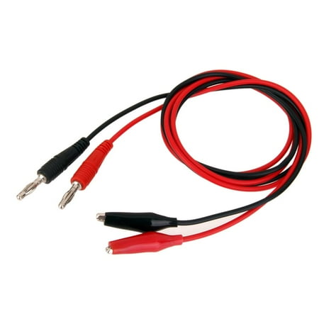 Alligator to Banana Cable Lead/ Connector, Probe Clip - for Multimeter , DIY