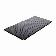 Alligatorboard Pegboard, 16in.Hx32in.W, Metal, Black, PK2 ALGBRD16X32BLK