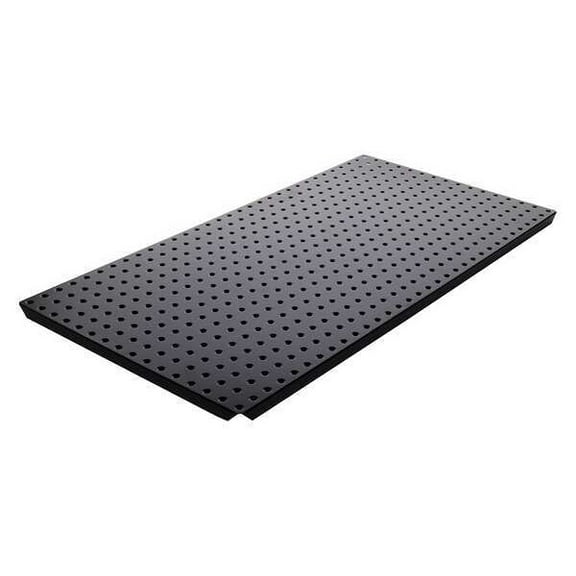 Alligatorboard Pegboard, 16in.Hx32in.W, Metal, Black, PK2 ALGBRD16X32BLK