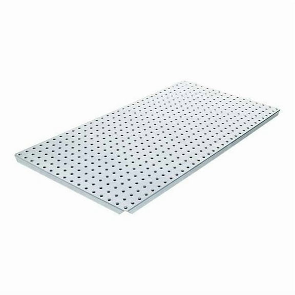 Alligatorboard Pegboard, 16in.Hx32in.W, Metal, Silver, PK2 ALGBRD16X32SIL