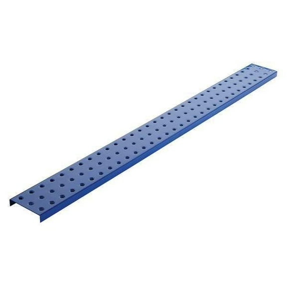 Alligatorboard Pegboard, 3in.Hx32in.W, Metal, Blue, PK2 ALGSTRP3X32BLU