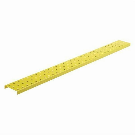 Alligatorboard Pegboard, 3in.Hx32in.W, Metal, Yellow, PK2 ALGSTRP3X32YEL